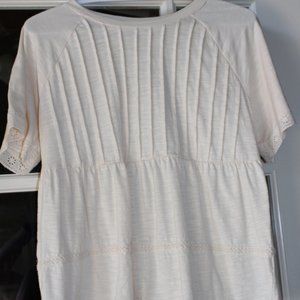 LC Lauren Conrad Cream Blouse Size Small
